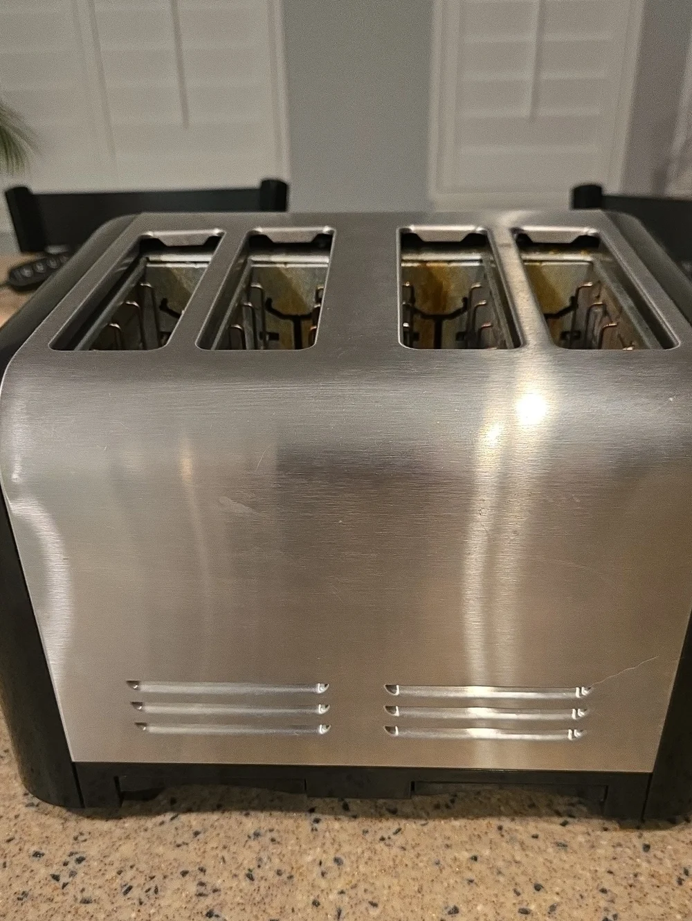 Cuisinart Stainless Steel 4-Slice Toaster - Silver and Black